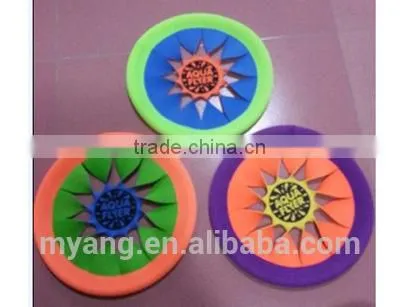 Supply Wholesale Various Promotional Frisbee /Summer Kids Beach Game Soft Water Frisbee photo-5