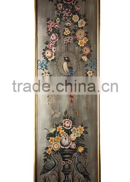 Antique Decorative Wall Picture, Luxury Silver Painted Wooden Hanging Picture, Classical Drawing Hanging Wall Art photo-2