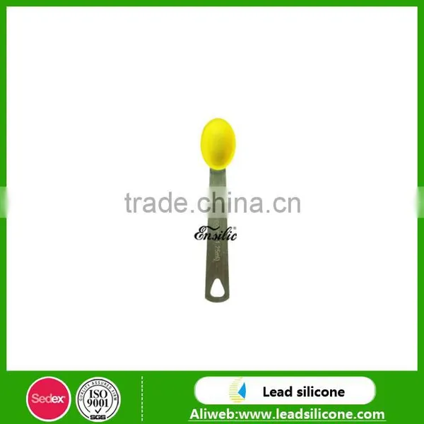 Five Different Size Kitchenware Silicone Spoon, Tableware Silicone Measuring Spoon photo-6