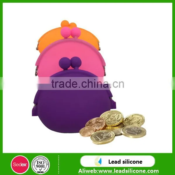Colourful Luminous LED Small Silicone Cosmetic Bag /Mini Silicone Coin Bag/Purse photo-5