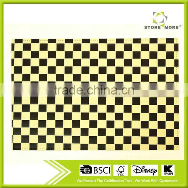 PP Plaid Placemats Washable Heat-resistant for Dining Table 45*30CM (Set of 12) photo-5
