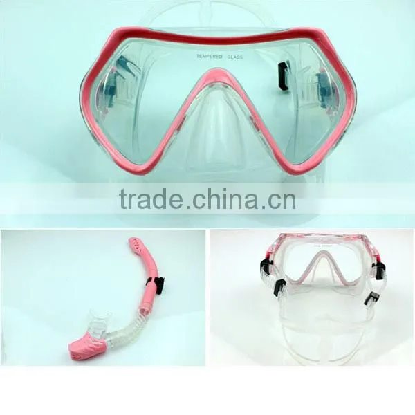 Wholesale Cheap Silicone Waterproof Diving Mask Snorkel Set