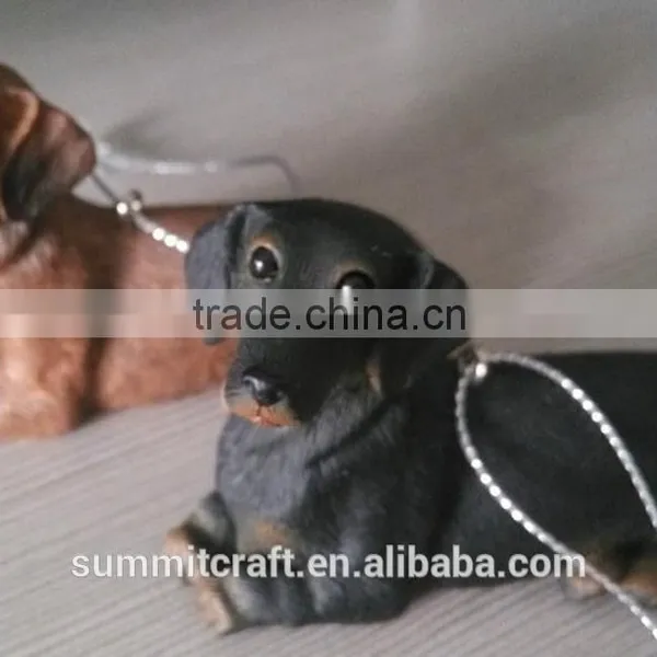 Resin Dachshund Dog Gift Unique Christmas Tree Ornament photo-4