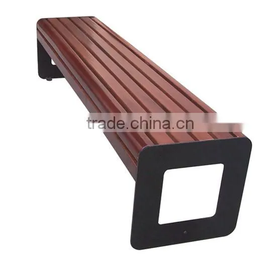Backless Wooden Garden Bench For Sale photo-5