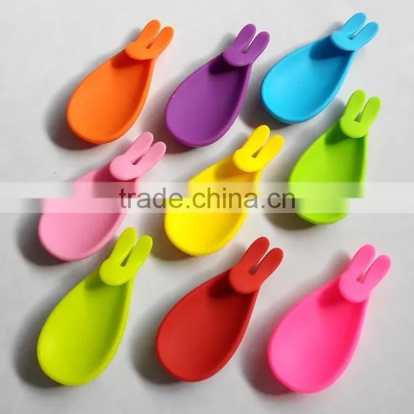 Factory Custom Promotional Gift Creative Rabbit Silicone Tea Bag Holder photo-2