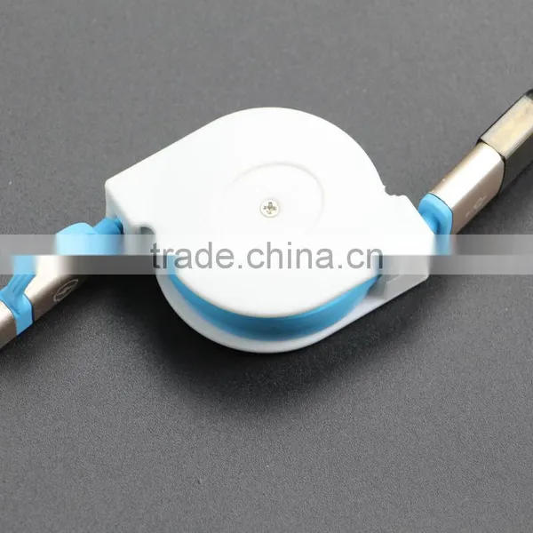 2in1 Retractable Universal Android&iOS Light to USB Charging Cord Tangle-free Charger photo-5