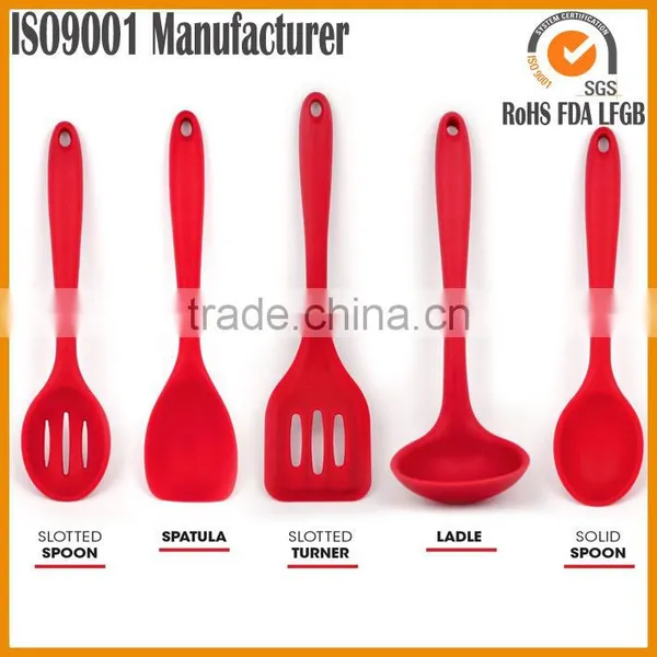 Set of Silicone Kitchen Utensils 12-inch Green Cute Kitchen Utensils Set Silicone Kitchen Utensils Set photo-5
