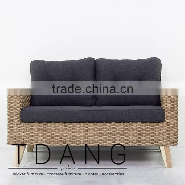 Brandenton Wicker Single Bench - Vietnam Wicker Furniture - Poly Rattan Outdoor Furniture photo-2