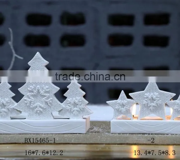 2016 Newest Ceramic White Tea Light Porcelain Candle Holders for House Decoration photo-2