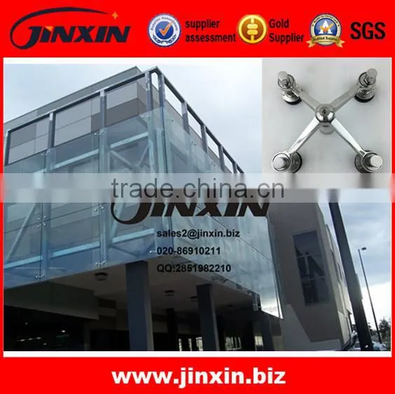 JINXIN Stainless Steel Spider Fitting For Curtain Wall Point Fix Glass Spider System