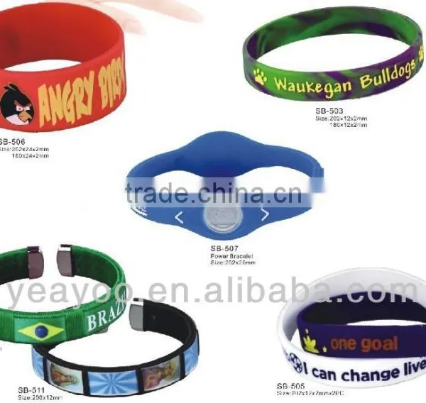 Promotional Country Flags Silicone Bracelet photo-2
