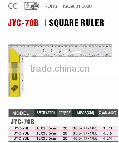 Square Ruler With Etching Scale With 3 Vials Square Ruler photo-2