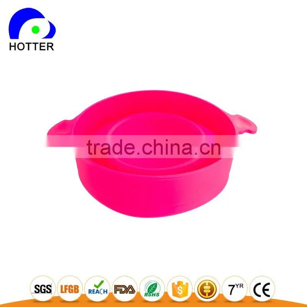 Custom Color Amazon Hot Selling Silicone Bowl for Popcorn photo-3