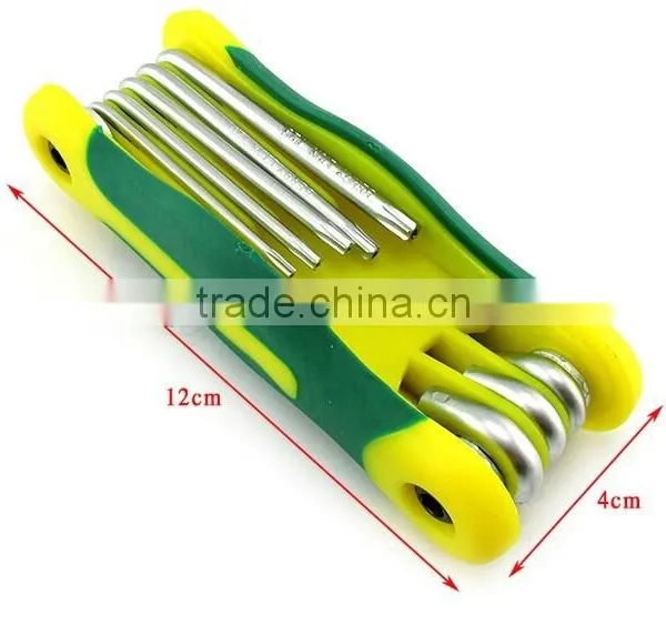 Berrylion Tools Mini Size CRV 8pcs Hex Key Set Torx Key Allen Wrench Set With High Quality photo-3