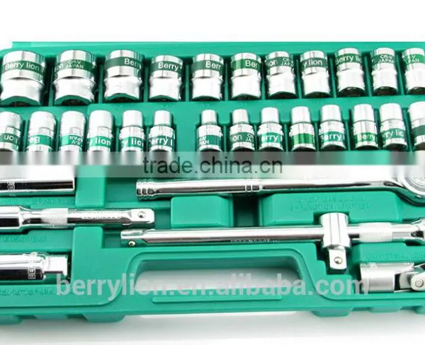 Berrylion Socket Set 32pcs Mirror Finished Socket Set CR-V Socket Set photo-5