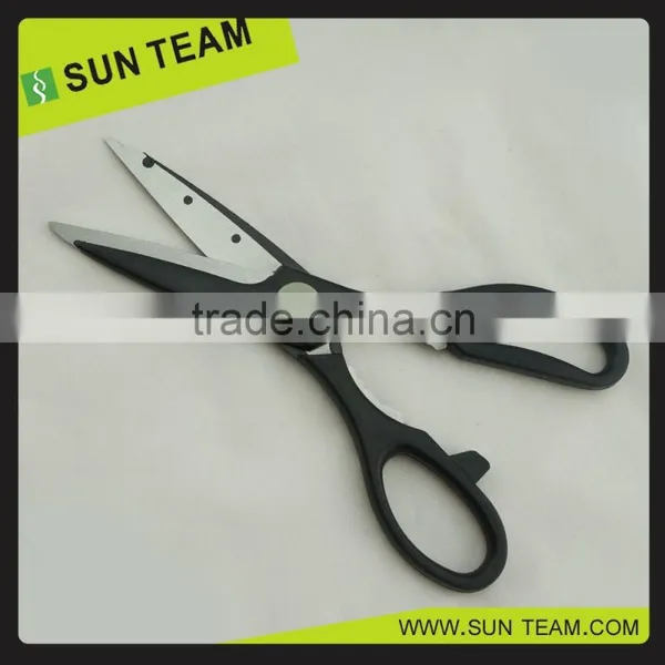 SK029 8-1/4"Popular Stainless Steel Black Handle Kitchen Scissors photo-6