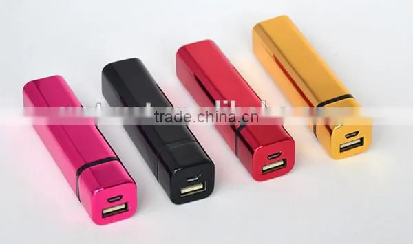 Fashion Design1800mAh Square Tube Power Bank Mobile Charger photo-2
