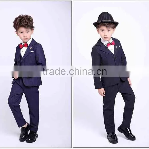 Boy's Prinstrip Five- Piece Suit Set photo-4