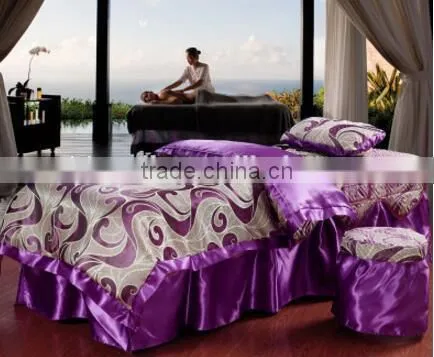 Beauty Salon/spa Cotton/polyester Single Bed Fitted Massage Table Sheet/cover photo-4