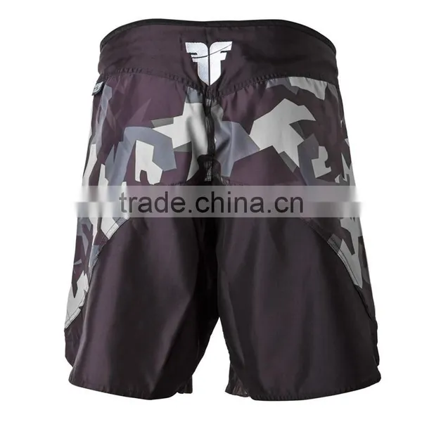 Customized Wholesale Blank Mma Shorts With Pockets photo-2