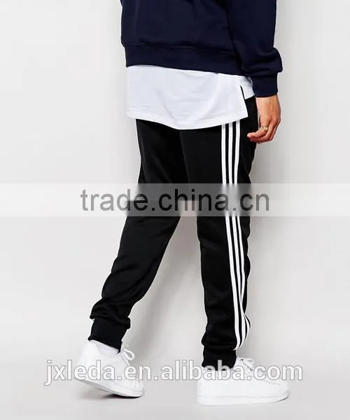2016 Men High Quality Black Sports Track Pants Custom photo-2