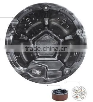 New Sale Acrylic Round Hot Tub Spa With 5person