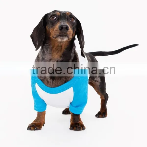 Cotton Polyester Raglan Sleeve t Shirt Dog Clothes for Europe photo-4
