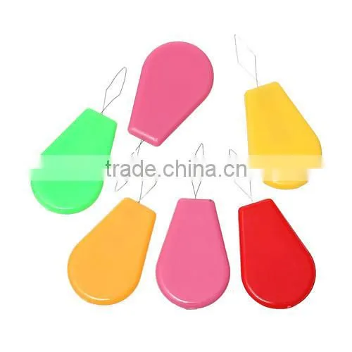 Wholesale Cheap Multicolor Teardrop Shaped Steel Bow Wire Needle Threader Device Factory photo-2