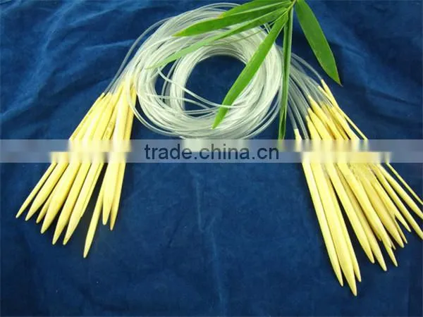 17 PCs 80cm Bamboo Circular Knitting Needles (UK Size 14 -000) photo-2