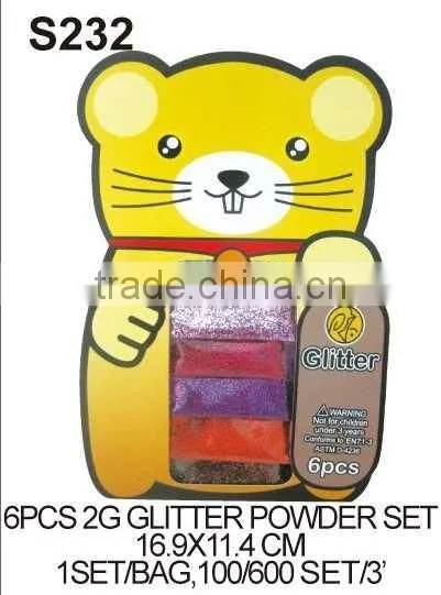 6 PCS 2G GLITTER POWDER photo-3