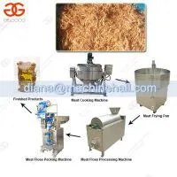 Pork Meat Floss Processing Machine Plant