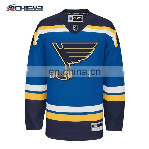 Wholesale Custom Hockey Shells Sublimation Team Hockey Uniforms Tackle Twill Embroidery Ice Hockey Jersey