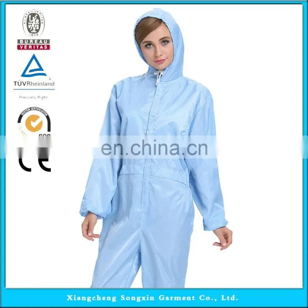 ESD Cleanroom Garment , Antistatic Cleanroom Smock/Coverall/Suit/Clothing/Clothes/Workwear Protective photo-5