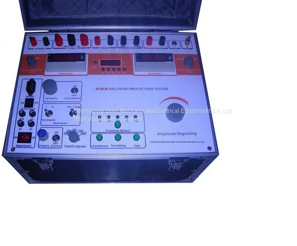 GDJB-III Three Phase Secondary Current Injection Universal Protection Relay Test