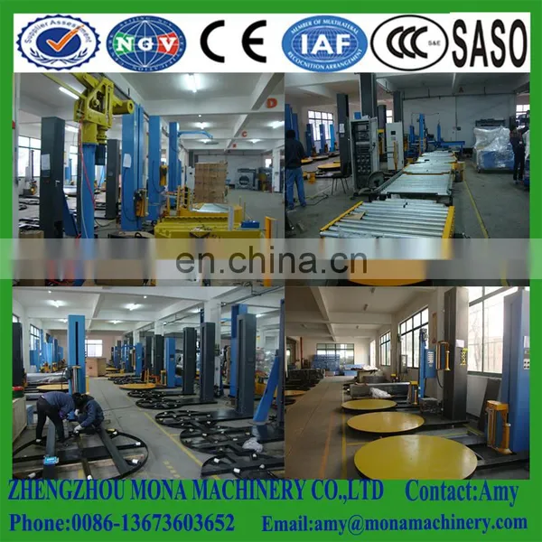 HOT !!!wood Pallet Stretch Wrapping Machine/Stretch Film Machine Price/Airport Luggage Wrapping Machine' PRICE photo-3