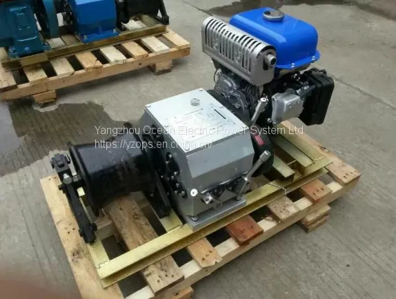 Gasoline Engine Powered Winch; Pulling Motored Winch; Cable Pulling Motored Engine Winch photo-5
