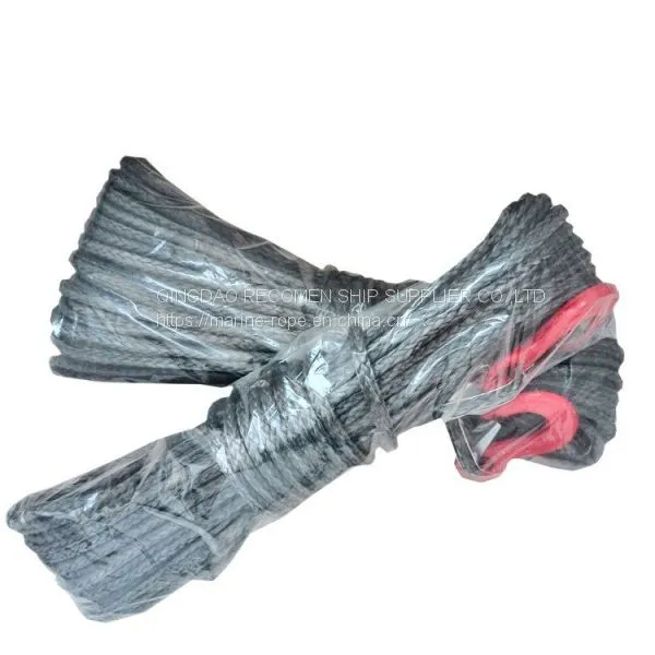 RECOMEN Supply 17000lbs Winch Rope Double Braid Synthetic Rope 10mm photo-3
