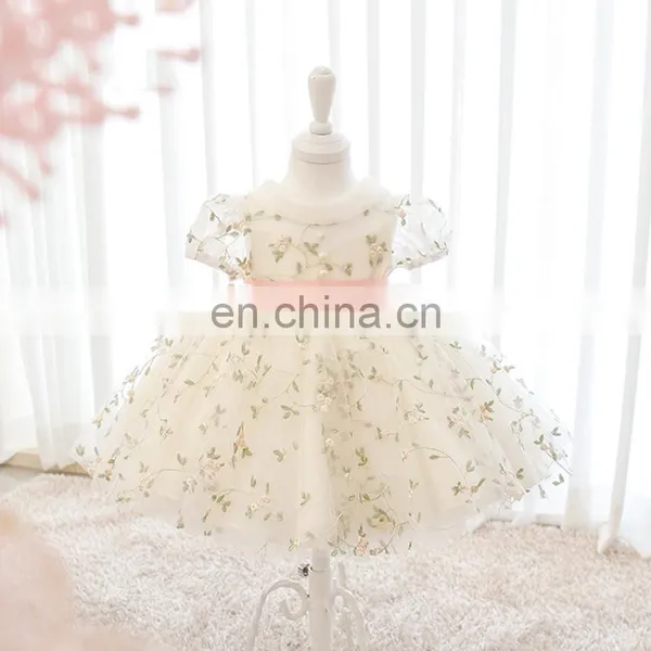 Spain Kids Dress for Girls Princess Birthday Party Dresses Baby Girl Embroidery Wedding Costumes Kids Christmas Clothing photo-3