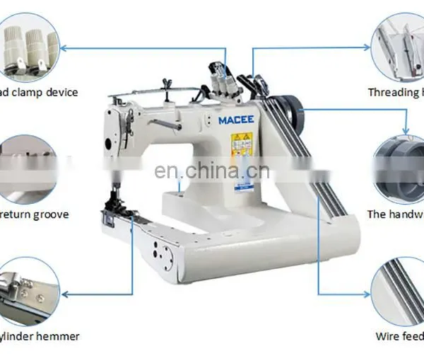 MC 937 HIGH-SPEED THREE NEEDLE FEED-OFF-THE-ARM CHAINSTITCH MACHINE photo-2