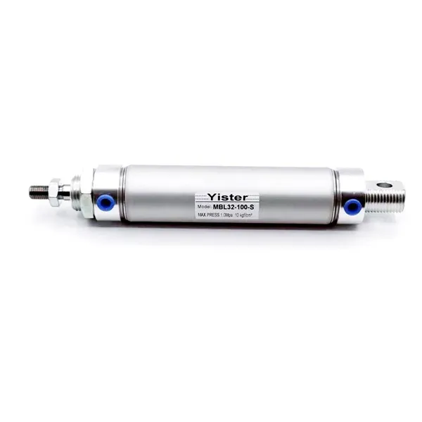 Double Acting MBL Series Aluminum Barrel Mini Round Body Air Pneumatic Cylinders photo-4
