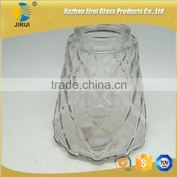 950ml Glass Food Jar With Rhombus Pattern photo-3