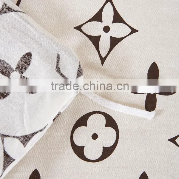 UK Style 100%cotton Bed Set Duvet Cover Cheap Printed Twill Fabric OEM 100%cotton Bed Sheets photo-4