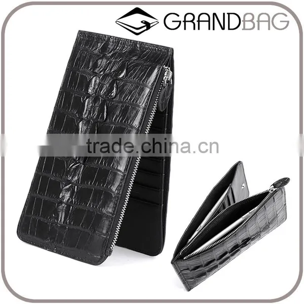 Fashion Genuine Crocodile Skin Leather Card Holder for Men Wallet