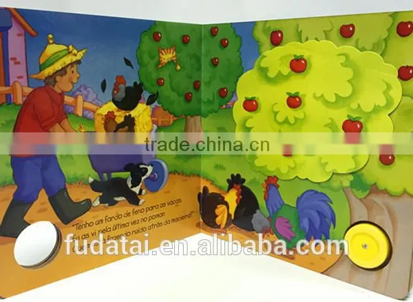 FDT Customized Bar Type Sound Module for Kids Colorful Hardcover Board Book photo-6