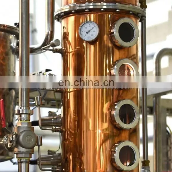 Copper Alcohol Distillation Equipment Moonshine Still for Whisky Rum Gin Vodka Brandy Spirit Distiller photo-4