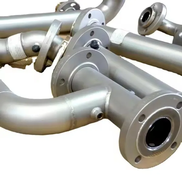 ASME B31.3 Customized Spool Flange-flange Stainless Steel Pipe Fabrication 10