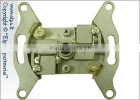 Wall socket. Terminal. Input and output for coaxial cable. TV output.