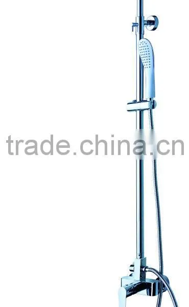 Nicor 8101A Fashion Design High Quality 59 Brass Wall Mounted Chrome Plated Bathroom Shower Set With Single Handle