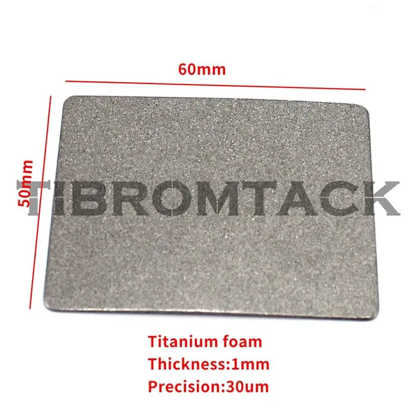 Titanium Plate Sheet Titanium Foam for Aerospace Materials Navigation Industry and Automotive DIY, 60x50x1mm photo-3