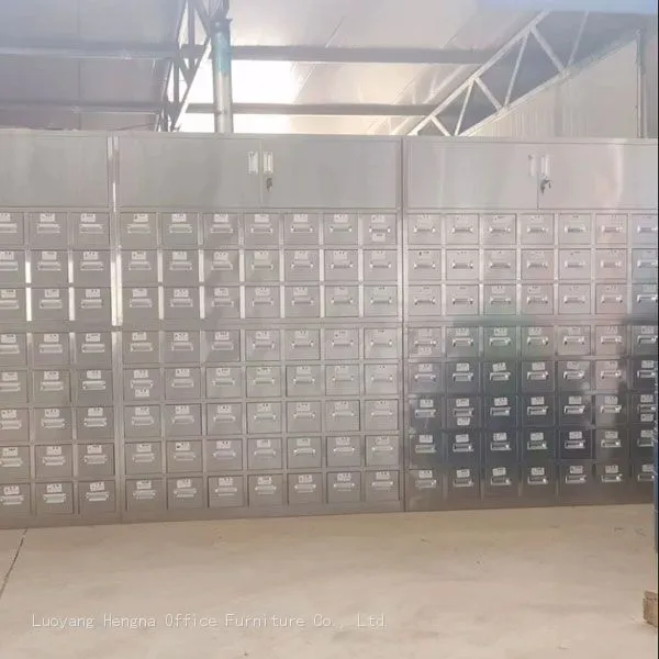 Chinese Herb Pharmacy Cabinet Large Capacity|Stainless Steel Herb Dispensary Cabinet for Hospital Compounding photo-2